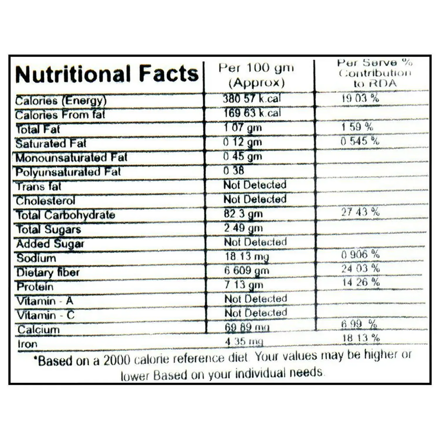 Singhara Atta - 200 Gm