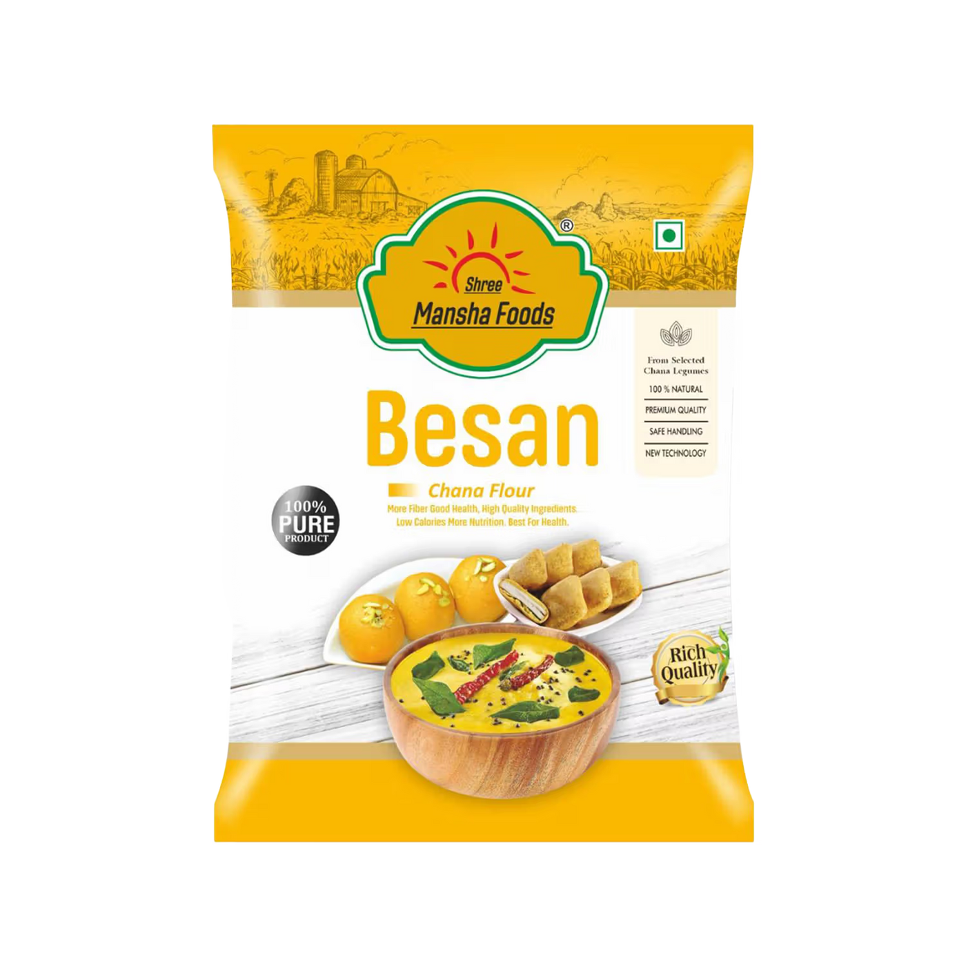 Shree Mansha Foods Besan - 1 Kg